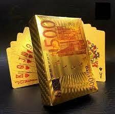 Baralho dourado EURO